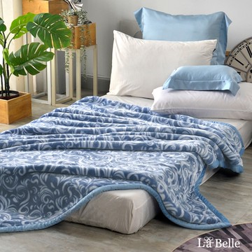【Great Living格蕾寢飾】義大利La Belle 春漾微光 雙層雲絨毯150*200CM