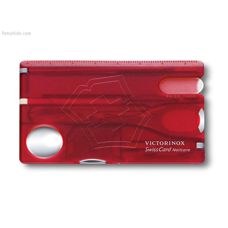 ビクトリノックス 07240T スイスカード ネイルケア T レッド   Victorinox SwissCard Nailcare T Red