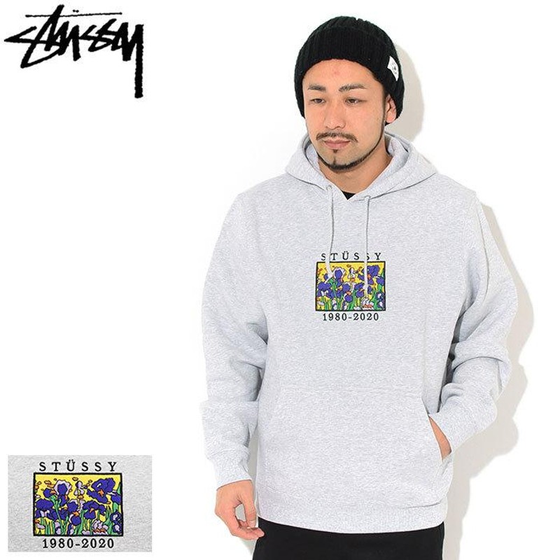 STUSSY Stussy Irises stussy Pullover Hoodie 118408 USA LINE