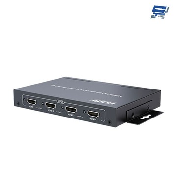 昌運監視器 yt-hs400 hdmi 畫面分割器 支援無縫切換 红外線遙控/按鍵切換