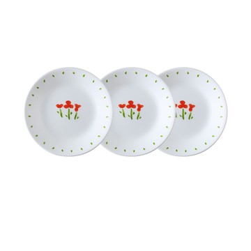 Corelle Brands 小紅花6吋平盤三入組