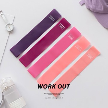 MUMU【TM01148】瑜珈健身乳膠翹臀圈拉力帶 環狀阻力帶 彈力帶 阻力帶 翹臀圈 拉力帶 粉色拉力帶 瑜珈 瘦身