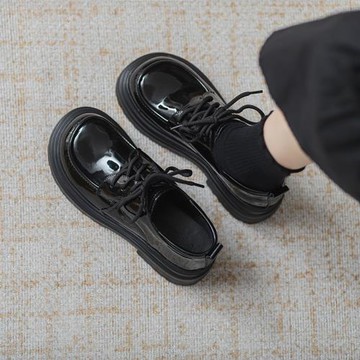 真皮英倫風小皮鞋女2025新款秋季女鞋復古學院風jk單鞋厚底樂福鞋