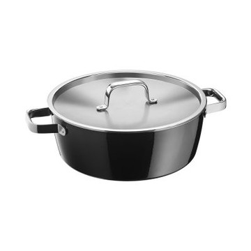 WMF Fusiontec Aromatic 淺燉鍋 28cm 5.9L (黑色)