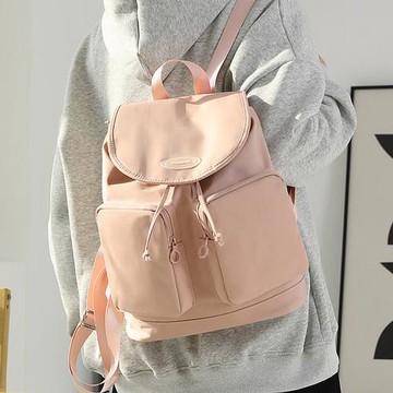 Acorn*橡果-韓系翻蓋後背包側肩包手提包多功能防潑水包6910(粉色)
