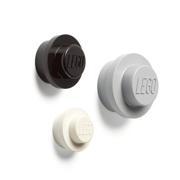 Room Copenhagen - LEGO® 樂高牆壁掛勾 (白、黑、灰)