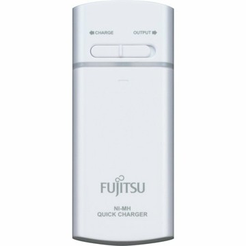 【FSC322FX-W】Fujitsu 富士通 充電電池 FSC322FX-W 3號充電電池2入+充電器（白色）