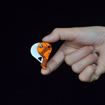 心型迷你小刀戶外EDC工具鑰匙刀袖珍組合折疊小刀子隨身掛扣防身