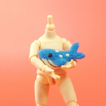 藍鯨   羊毛氈 手作 海洋生物系列