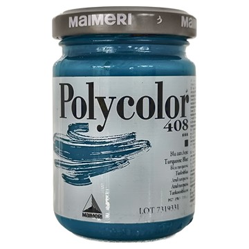 MaIMeRI 美利 POLYCOLOR 重稠壓克力 MA-1220408 TURQUOISE BLUE 408 土耳其藍  140ml  1色