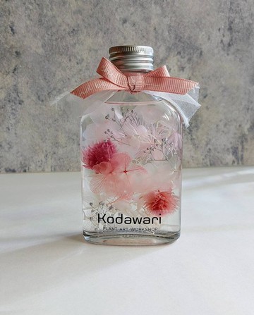 浮游瓶 浮游花 祝賀花禮 新年花禮 生日.情人節.畢業 (伏特加瓶)