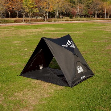 KZM OUTDOOR 塗鴉沙灘帳  黑色  1~2人