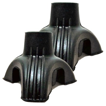 感恩使者 拐杖助行器用橡膠三角腳套  孔徑1.6cm  2個