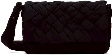 Bottega Veneta 黑色小号 Rumple 单肩包