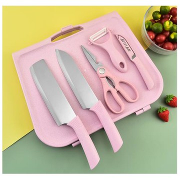 戶外野餐刀具菜板套裝便攜式多功能菜刀砧板廚房刀帶收納折疊輔食