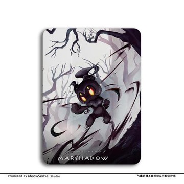 棲影瑪夏多寶可夢神獸平板保護殼適用蘋果iPadPro13/11創意三折Air4氣囊防摔5蠶絲紋Mini6卡通iPad10神奇寶貝