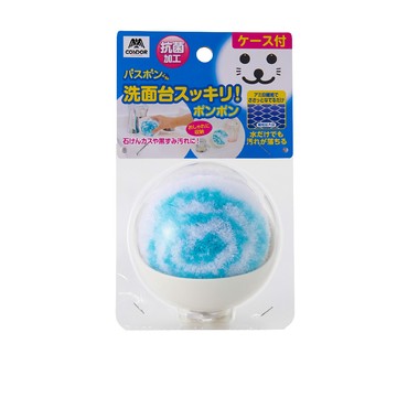 Condor【日本山崎】小海豹 抗菌清潔球(附吸盤收納座) BA-020-1