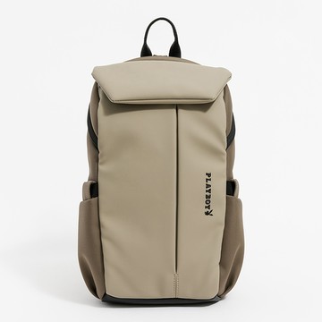 PLAYBOY - 單肩包可後背  Pioneer系列 - 卡其色