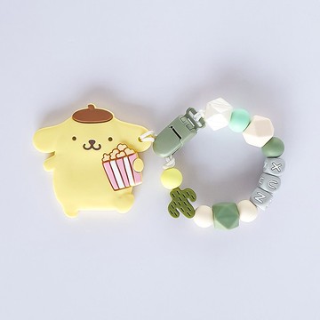 xun 仙人掌 布丁狗固齒器 / 客製化奶嘴鏈