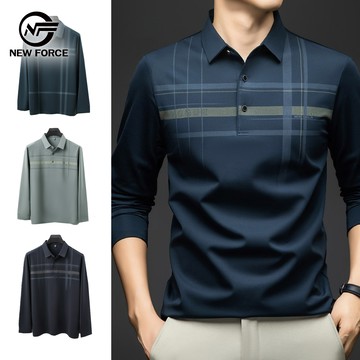 男士穿搭經典商務長袖POLO衫-6款可選