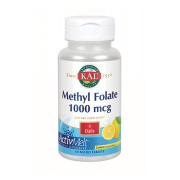 Methyl Folate 60 Count by Kal