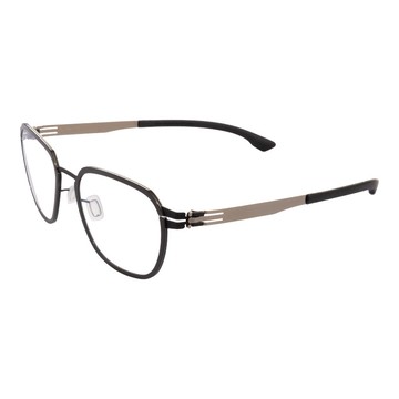 【ic berlin】Vanadium Gun metal/Black 德國薄鋼眼鏡 公司貨