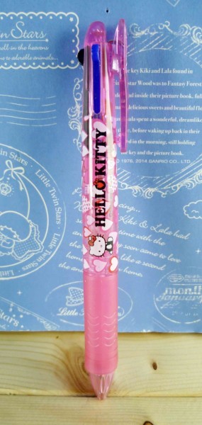 【震撼精品百貨】Hello Kitty 凱蒂貓~KITTY多色原子筆-3色-愛心桃圖案