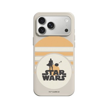 iPhone 17 Pro Max SolidX 貝殼灰 - Star Wars - The Mandalorian - 復古印刷