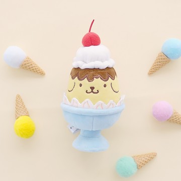 【三麗鷗】冰品主題系列絨毛吊飾 布丁狗