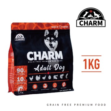 【CHARM野性魅力】成犬配方1kg-無穀、犬飼料