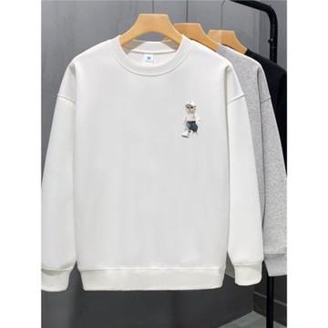 衛衣男士春秋季2026新款男生內搭白色長袖t恤衫痞帥穿搭秋款上衣