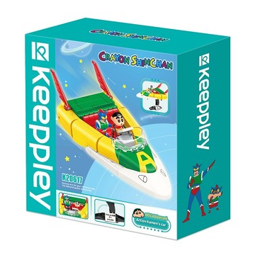 Keepplay積木 蠟筆小新 動感超人車