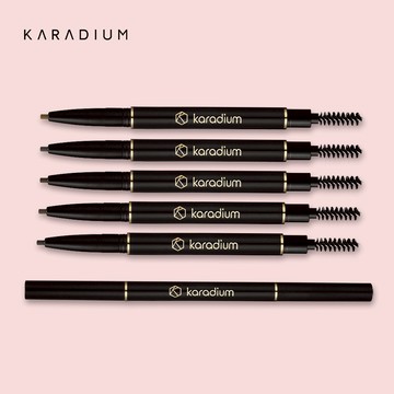 【KARADIUM 官方旗艦店】防水自動眉筆 0.18g｜5色｜ 2mm圓頭筆芯 柔軟滑順 不結塊 自然顯色持久