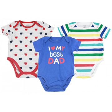 美國Elegant kids-3件短袖連身衣組