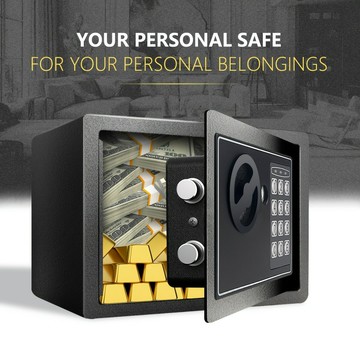 LED燈帶 LED燈條 裝飾燈 連接可裁剪1pc Money Safe Box for Home with Sensor Light Money Bag