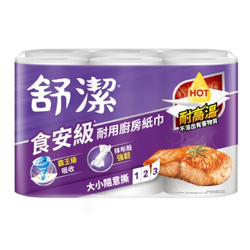 【Kleenex 舒潔】食安級耐用廚房紙巾大小隨意撕108張x6捲x2串（送好禮_贈品隨機出貨）_廠商直送