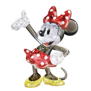 【遊戲家】日版迪士尼 日本迪士尼3D透明水晶拼圖 Disney 米妮3D拼圖 - 米妮