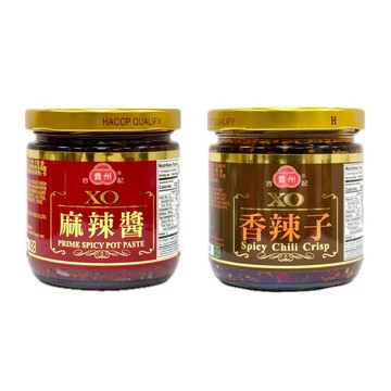 『滿額贈好禮』貴州 XO麻辣醬200g/XO香辣子195g （賣場滿$150出貨）