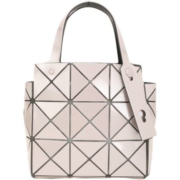 ISSEY MIYAKE CARAT 三宅一生 BAOBAO 3X3 珠光亮面幾何手提方盒包(粉色)