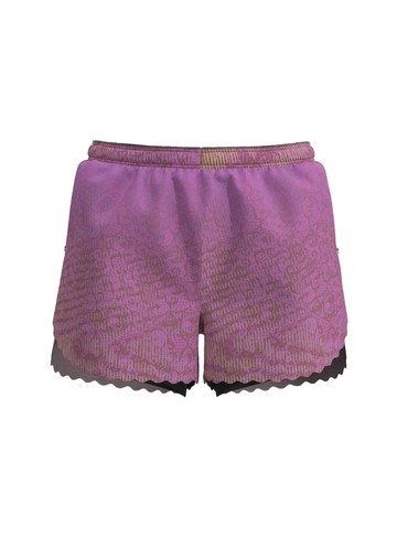 Runabow 運動速乾跑步短褲 - 粉紅