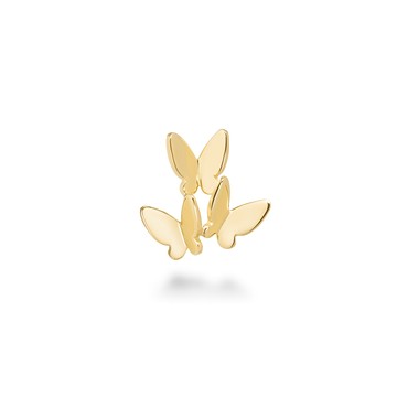 papillon brillant 耳環