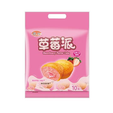 旺旺 野川甜蜜草莓口味派 190g