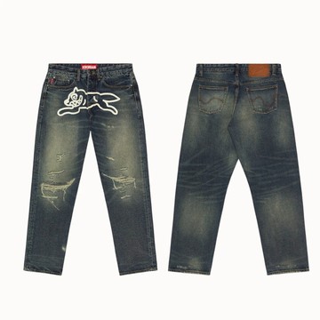 AirRoom 正品 2025AW ICE CREAM BBC NOCTURNAL JEANS 菲董 飛狗 破壞 牛仔褲