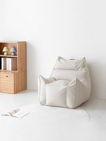MarketB Embossed Single Bean Bag Sofa (LS055)