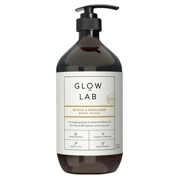GLOW LAB 植物精油沐浴露 佛手柑橘  900ml  1件