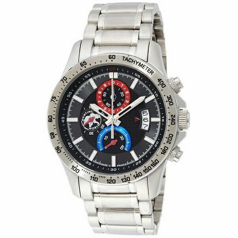 ハンティングワールドクロノグラフ ホワイト HUNTING WORLD 腕時計