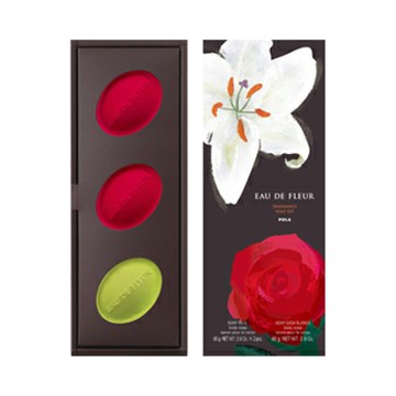 POLA Eau de Fleur Fragrance Soap Set S 80g x 3