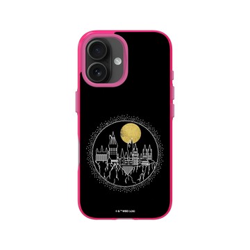 iPhone 16 Clear 粉漾桃 - 哈利波特 Harry Potter - 霍格華玆城堡剪影