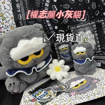 台現🔥免運 周邊限定【權志龍 Zoa公仔】 小灰貓 小鄒菊👑毛絨掛件 地毯 貼紙 擺件裝飾 KPOP 粉絲 紀念品
