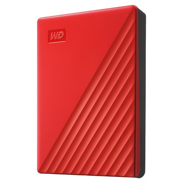 Western Digital 威騰 My Passport 行動硬碟 2019 2.5吋 紅色 4TB  1個